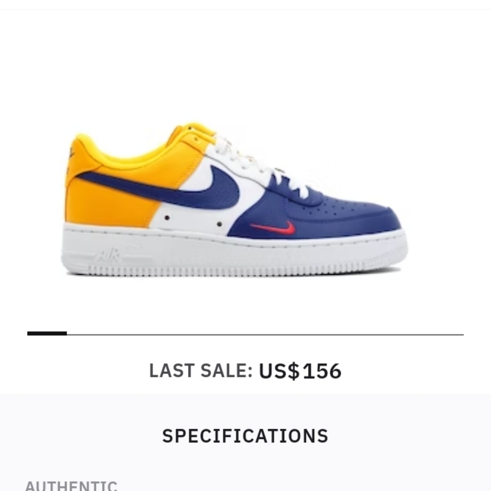 Nike Air Force ones Barcelona edition